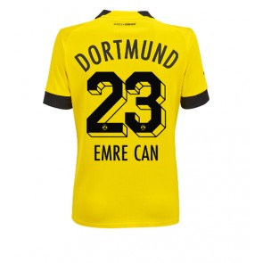Borussia Dortmund Emre Can #23 kläder Kvinnor 2022-23 Hemmatröja Kortärmad